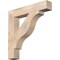 Ekena Millwork Funston Block Smooth Bracket, Douglas Fir, 5 1/2"W x 34"D x 34"H BKT06X34X34FST05SDF - alternate 1